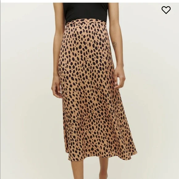 Reformation Bea Skirt Bobcat - Picture 2 of 5